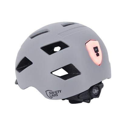 Safety Labs E-Bahn 2.0 Urban Helmet in Matt Light Grey - Large (57-61cm) [Grey]