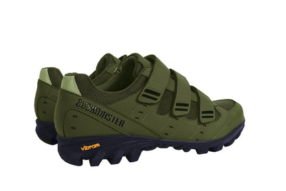 FLR Bushmaster MTB/Trail Shoe in Army Green - Velcro Fastening - Size 46