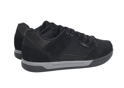 FLR Congo Suede Leather Flat Line Shoe in Black - Size 40