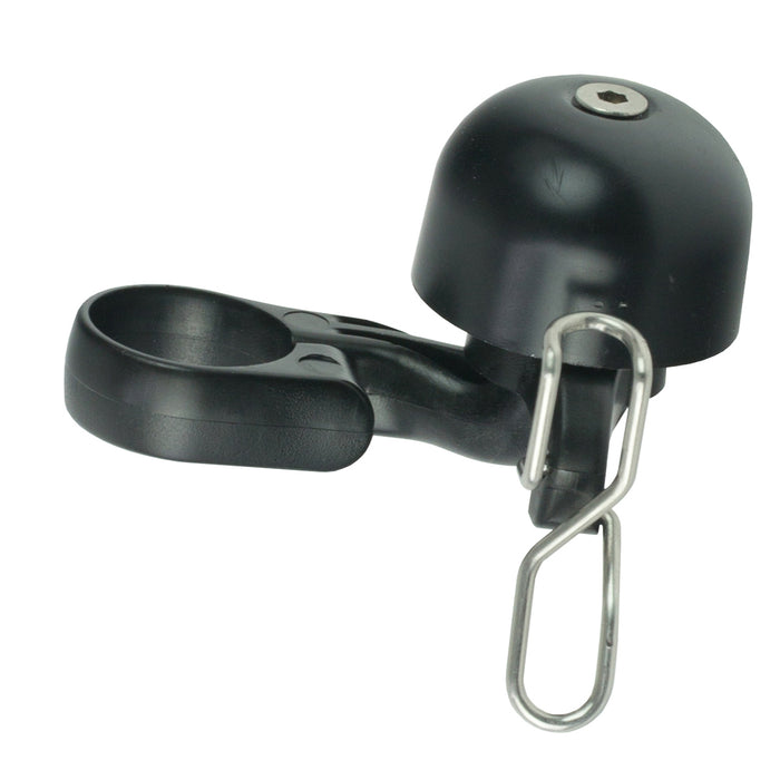 Widek E Bike Bell with New Space Saving Bracket,Black