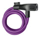 AXA Resolute 120cm/8mm Cable Lock - Key - Army Green
