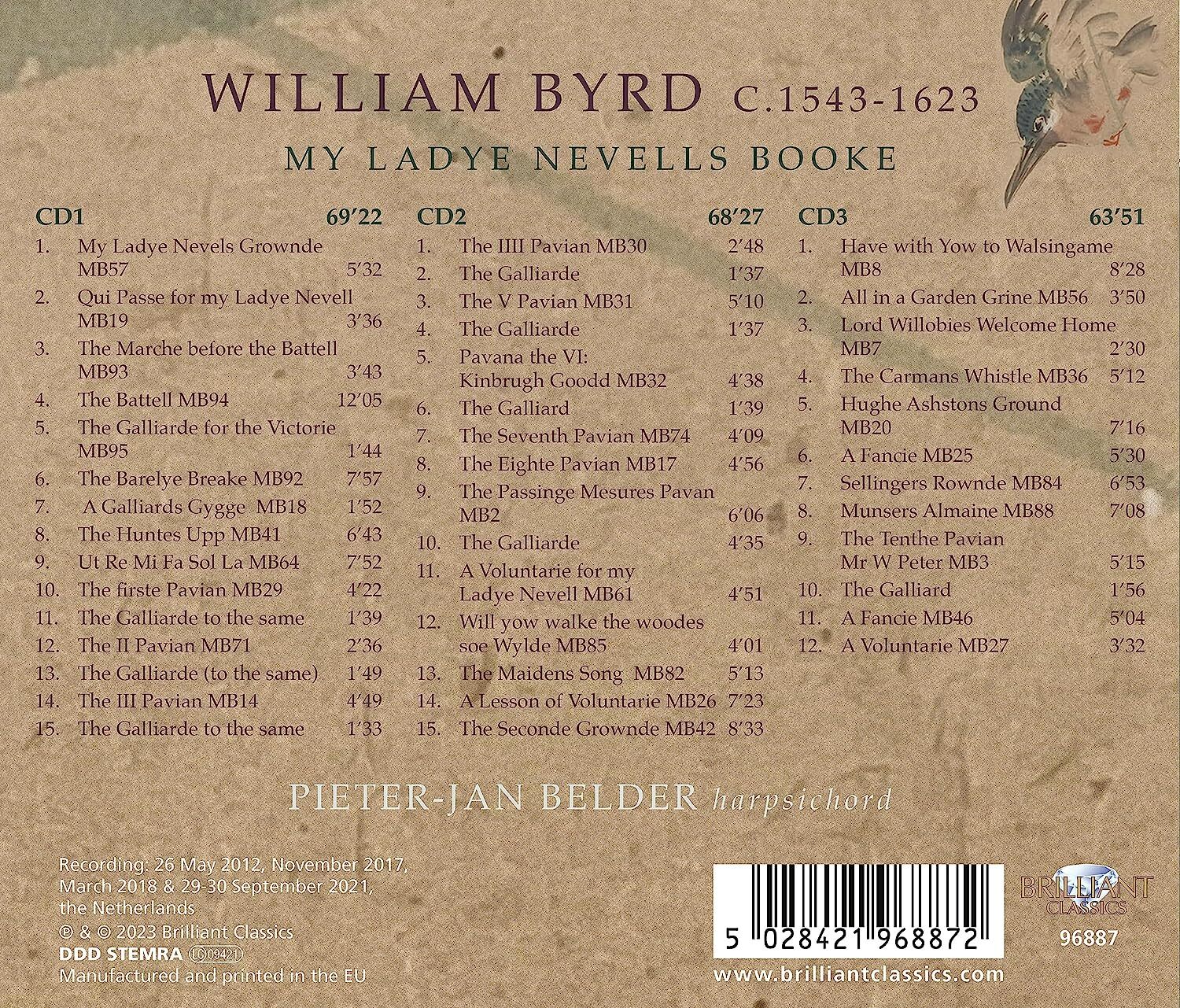 William Byrd: My Ladye Nevells Booke