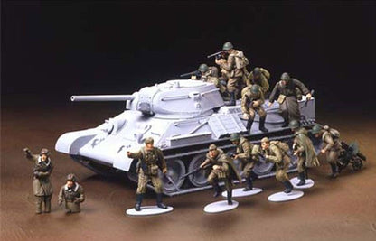Tamiya 32521 1/48 WWII Russian Infantry & Tank Crew Set