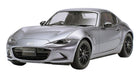 Tamiya-300024353 vehículo Tamiya 1:24 Mazda MX-5 RF-réplica Fiel, plástico, Hobby, encolado, Kit de modelismo, Montaje, sin Pintar, Color Plata, Mittel (24353