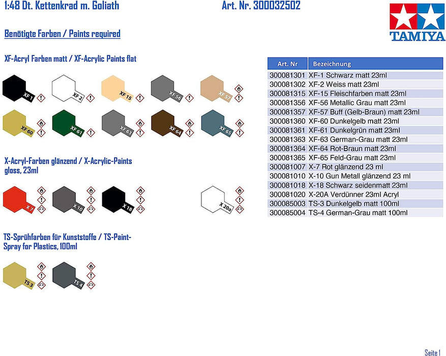 Tamiya - Vehículo de modelismo Escala 1:48