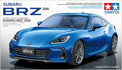 TAMIYA 24362 1:24 Subaru BRZ (TD8) - Faithful Replica, Model Making, Plastic kit, Crafts, Hobbies, Gluing, Model kit, Assembly, unpainted, Multi-Coloured