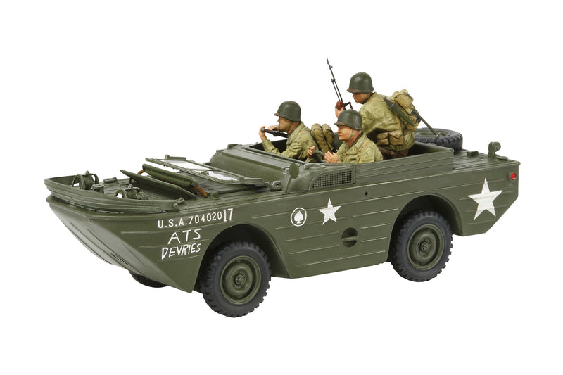 Tamiya 1/35 US Ford G.P.A. Jeep Amphibian 1/4ton 4x4 Truck Camiones Kits de construcción de Aviones Modelo Hobby, Color Verde, S (35336