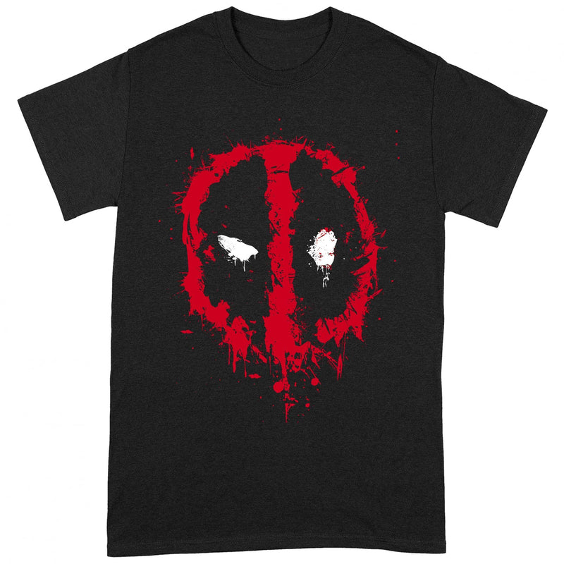 BRANDS - T-Shirts - Deadpool Splat Face T-Shirt - L