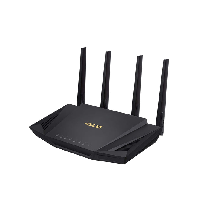 ASUS RT-AX58U V2 WIFI 6 AX3000 Dual-Band Extendable Mesh WiFi Router, with Mobile Tethering (Replacement of 4G 5G routers) AIMESH MU-MIMO Game Rangeboost Trend Aiprotection Pro security, Adaptive QoS WIFI6 AX3000