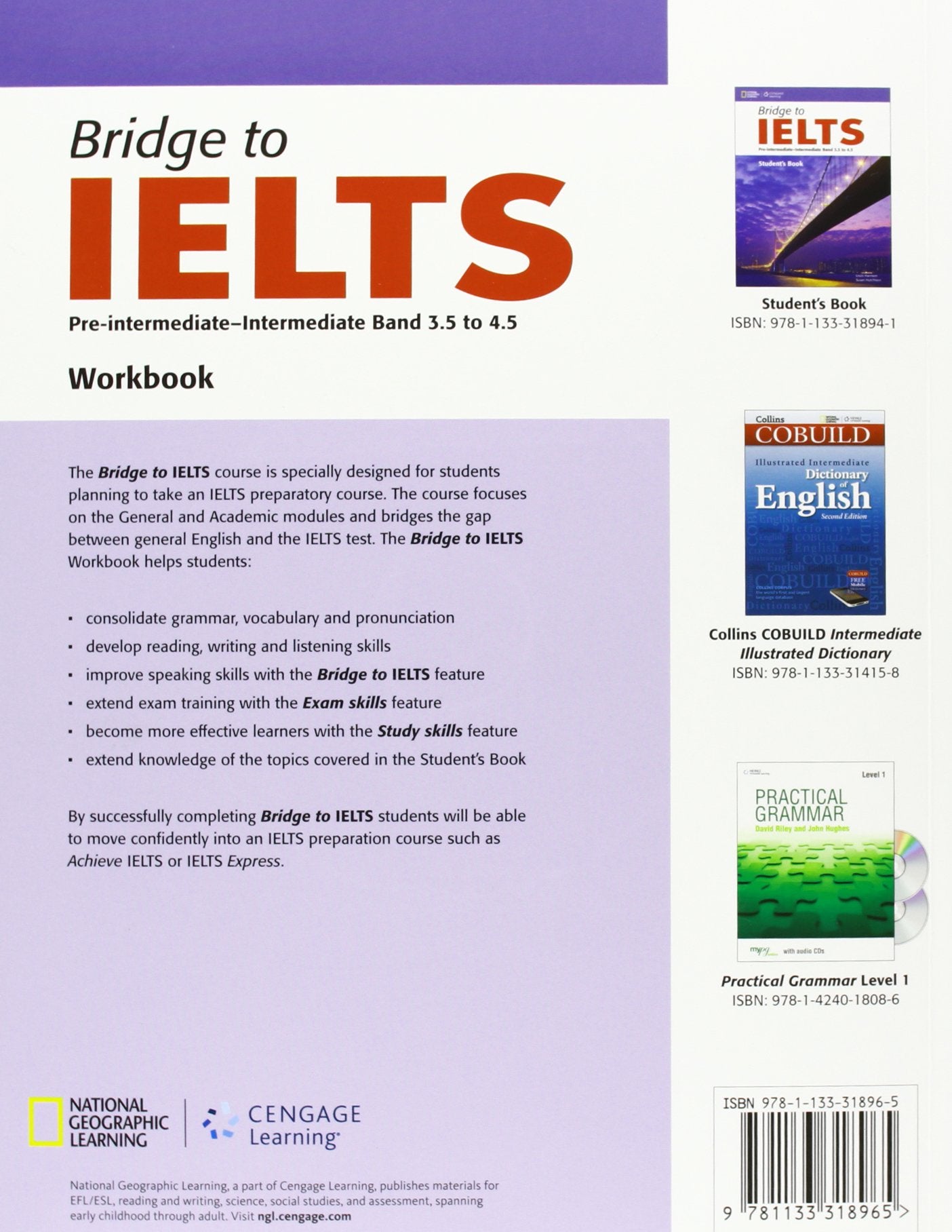Bridge to IELTS Workbook with Audio CD