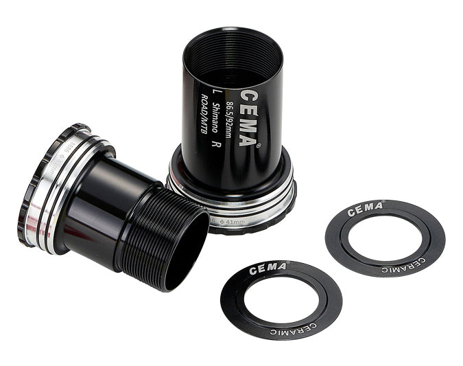 Cema BB86 Shimano Tretlager, Edelstahl, 24 mm