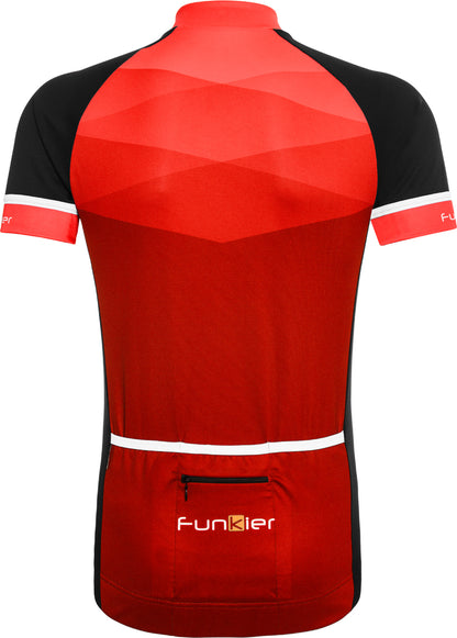 Funkier Men's Rideline Active Short Sleeve Cycling Jersey Bike Top