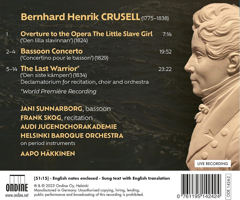Crusell: The Last Warrior (Den Sista Kämpen)/Bassoon Concerto/...