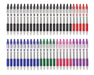 ZEBRA Z GRIP Assorted Ballpoint Pens, Retractable with Smooth Ink, Comfortable Grip and Pocket Clip Reliable Biro Medium Point 50 Pack 5 Assorted Colours