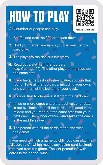 Top Trumps Disney’s 100 Specials Card Game, celebrate and play with 30 of your favourite characters including Elsa, Woody, Mickey Mouse, Cinderella and Simba, educational gift and toy for ages 8 plus