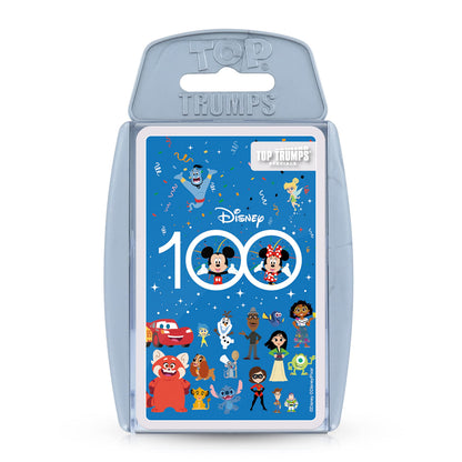 Top Trumps Disney’s 100 Specials Card Game, celebrate and play with 30 of your favourite characters including Elsa, Woody, Mickey Mouse, Cinderella and Simba, educational gift and toy for ages 8 plus