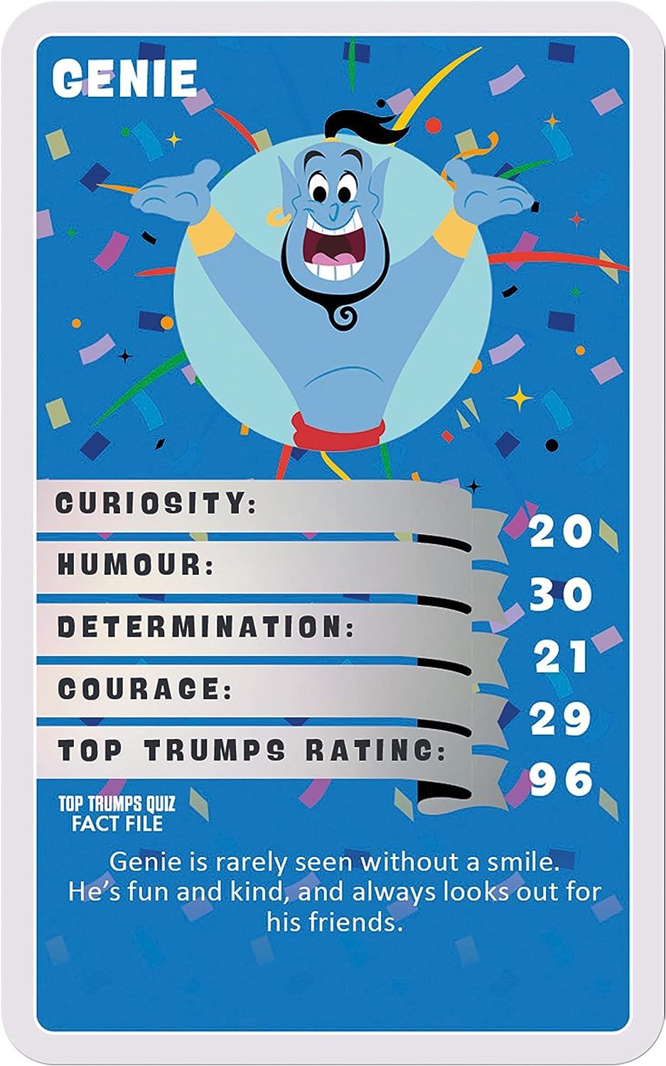 Top Trumps Disney’s 100 Specials Card Game, celebrate and play with 30 of your favourite characters including Elsa, Woody, Mickey Mouse, Cinderella and Simba, educational gift and toy for ages 8 plus