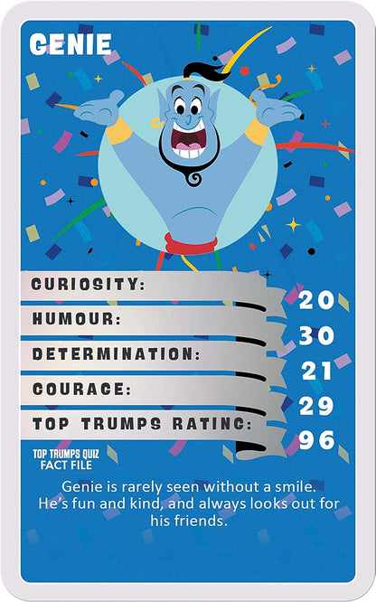 Top Trumps Disney’s 100 Specials Card Game, celebrate and play with 30 of your favourite characters including Elsa, Woody, Mickey Mouse, Cinderella and Simba, educational gift and toy for ages 8 plus