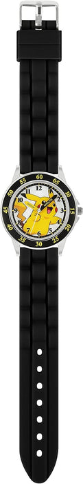 Pokémon Black Silicone Strap Time Teacher Watch POK9048