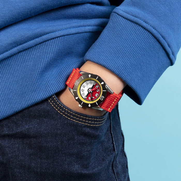 Pokemon Boy's Analog Quartz Watch with Silicone Strap POK3129