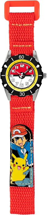 Pokemon Boy's Analog Quartz Watch with Silicone Strap POK3129