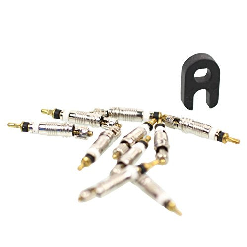 Effetto Mariposa Shell Unisex Adult's Presta Valve (x10), Silver