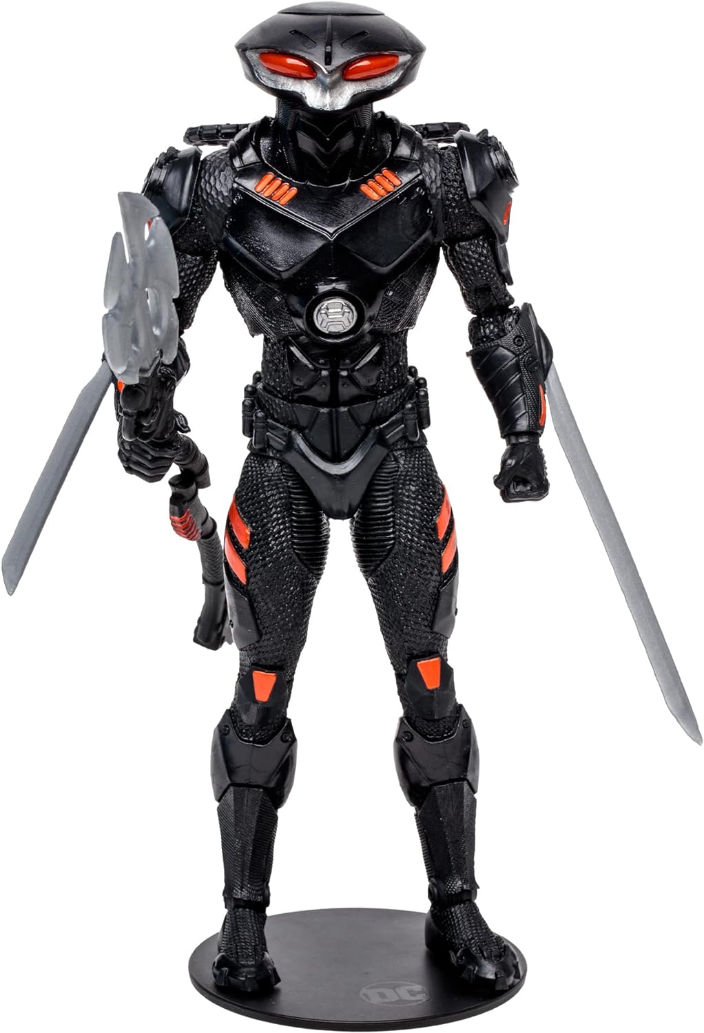 McFarlane Toys DC Direct Page Punchers Black Manta 7-Inch Action Figure - Incredibly Detailed Archenemy with Ultra Articulation, Wrist Swords, Spear, Comic, and Collectible Art Card Classic