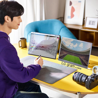 16In Lg Gram+Prt Mntr Ips 16:10 2560X1600 30Ms 1200:1+Usb Type-C