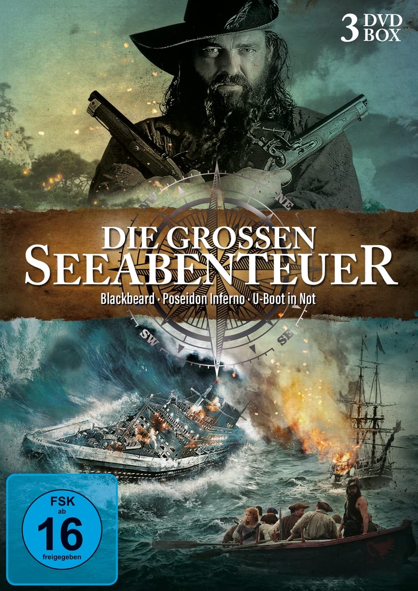 Die grossen Seeabenteuer - Blackbeard, Poseidon Inferno, U-Boot in Not