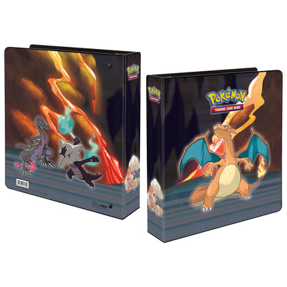 Ultra PRO - Gallery Series: Scorching Summit 2” Album for Pokémon ft. Charizard, Salazzle, Torkoal, & Alolan Marowak, Pair with 9-Pocket Pages for the Ultimate Card Storage & Protection