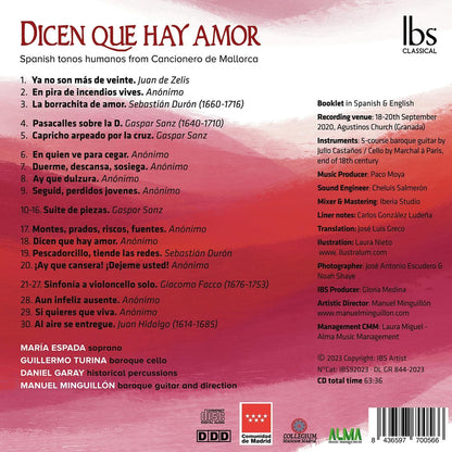 Dicen Que Hay Amor: Cancionero De Mallorca