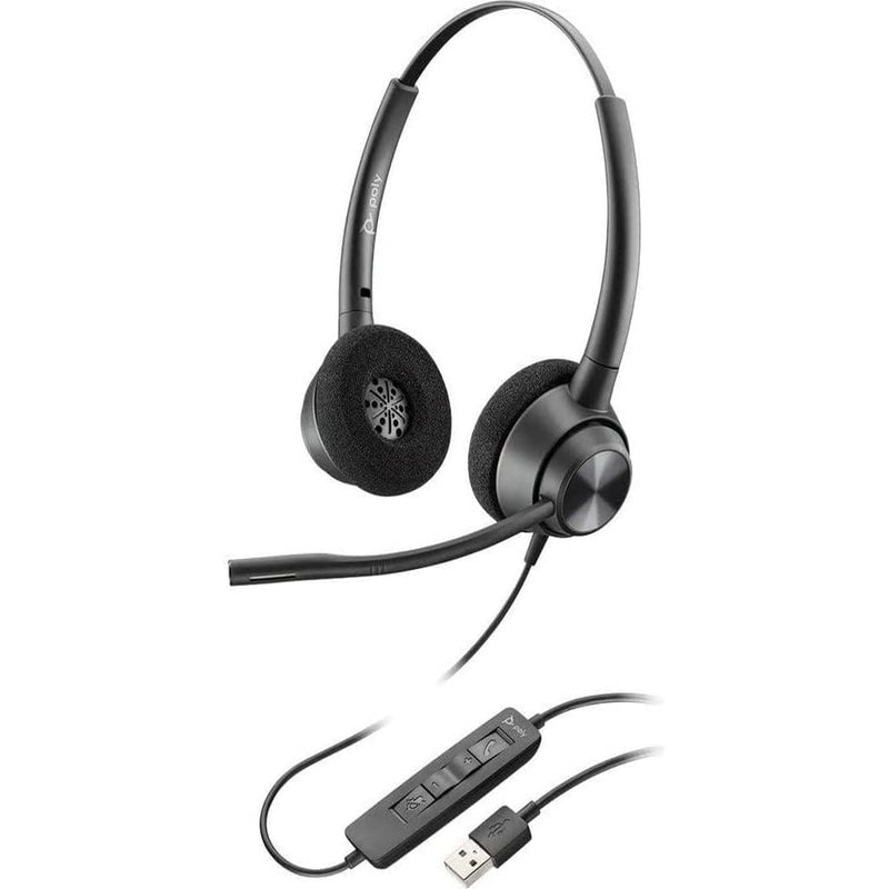 Plantronics EncorePro 320 Binaural Stereo Headset with USB-A Connection