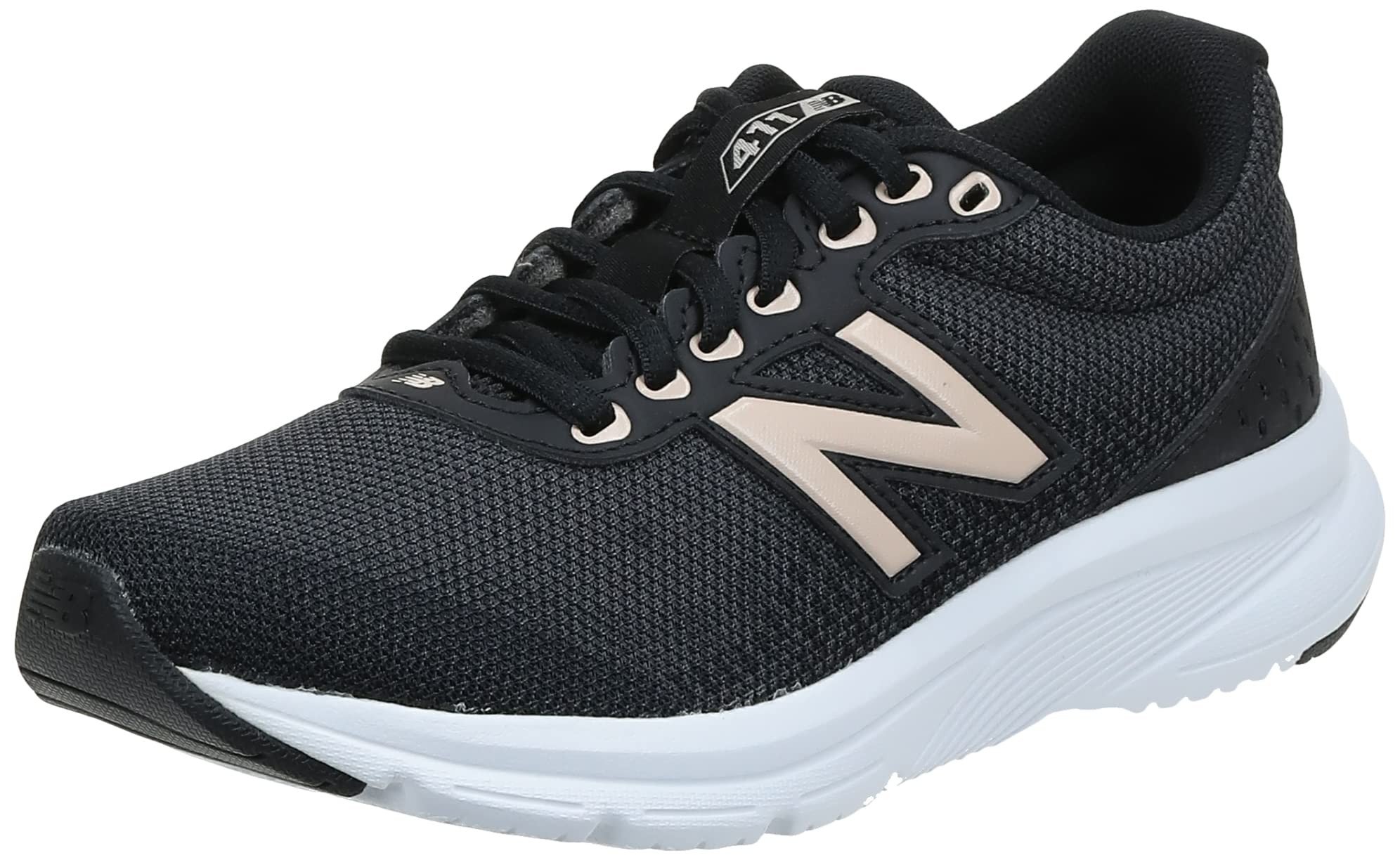 New Balance Women's 411 Road Running Shoe 4 UK Black Lb2
