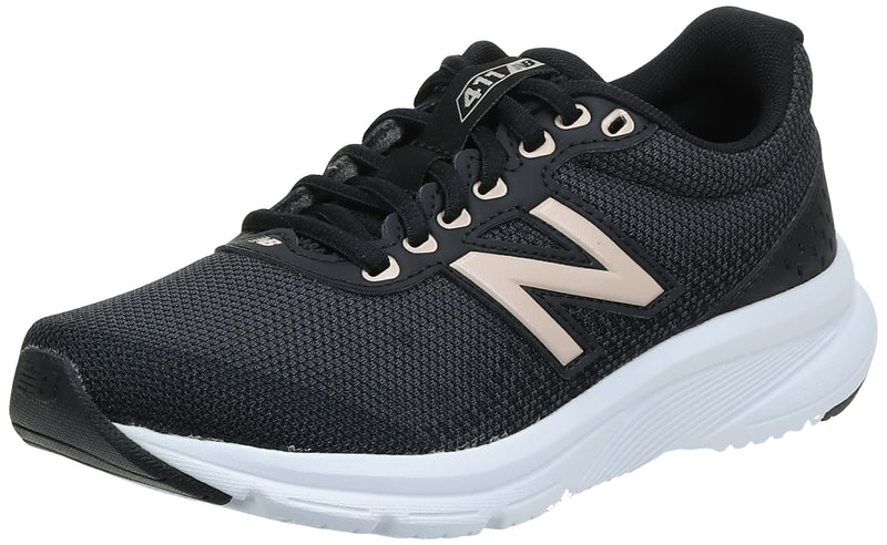 New Balance Women's 411 Road Running Shoe 4 UK Black Lb2