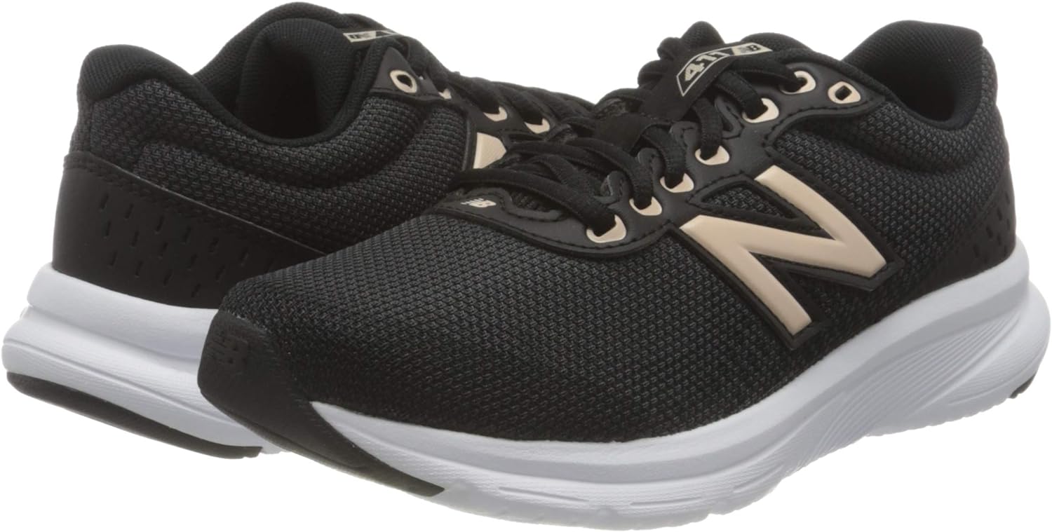 New Balance Women's 411 Road Running Shoe 4 UK Black Lb2