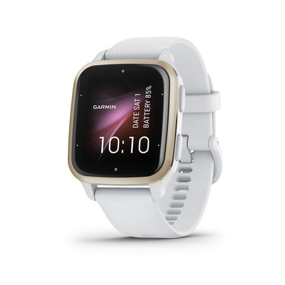 GARMIN Venu SQ 2 Smartwatch weiB, weiBgold