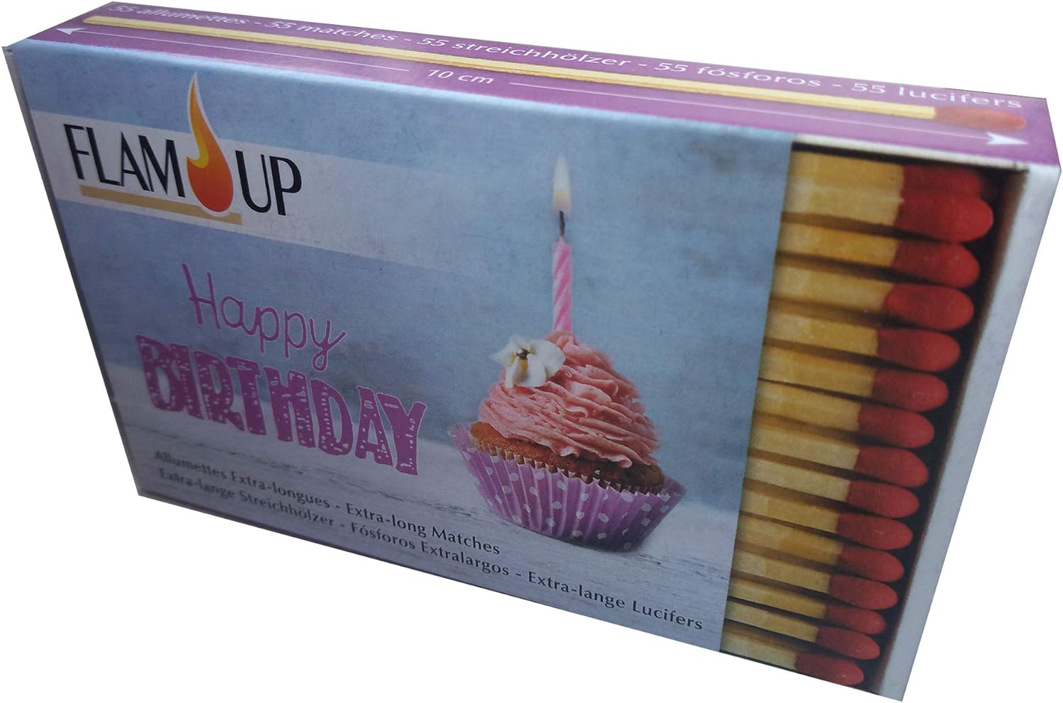 Matches Flam Up Long Barbecue 3 Units