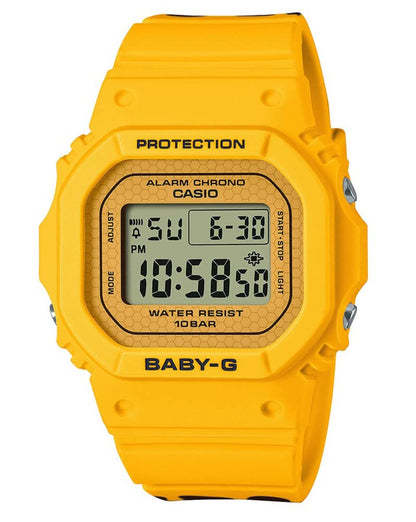Casio Women's Digital Quartz Watch with Plastic Strap BGD-565SLC-9ER