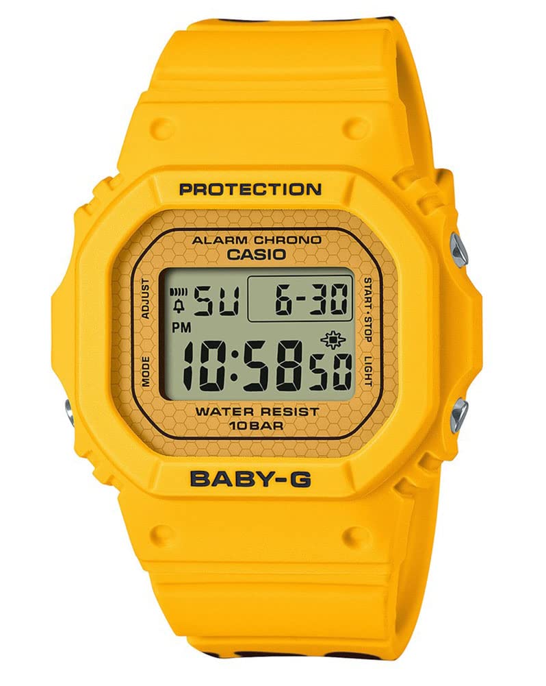 Casio Women's Digital Quartz Watch with Plastic Strap BGD-565SLC-9ER