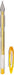 Liquid Ink Pen Uni-Ball Sparkling Um-120Sp Golden 0,5 Mm (12 Pieces)