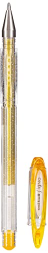 Liquid Ink Pen Uni-Ball Sparkling Um-120Sp Golden 0,5 Mm (12 Pieces)
