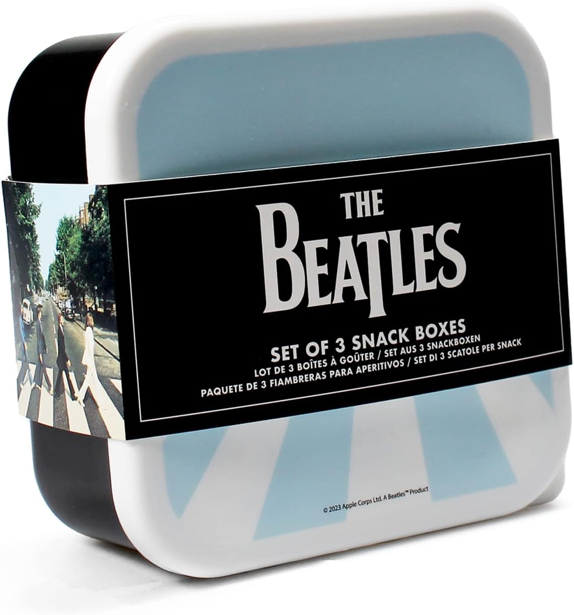 Half Moon Bay The Beatles Abbey Road Set of 3 Lunch and Snack Boxes Storage
