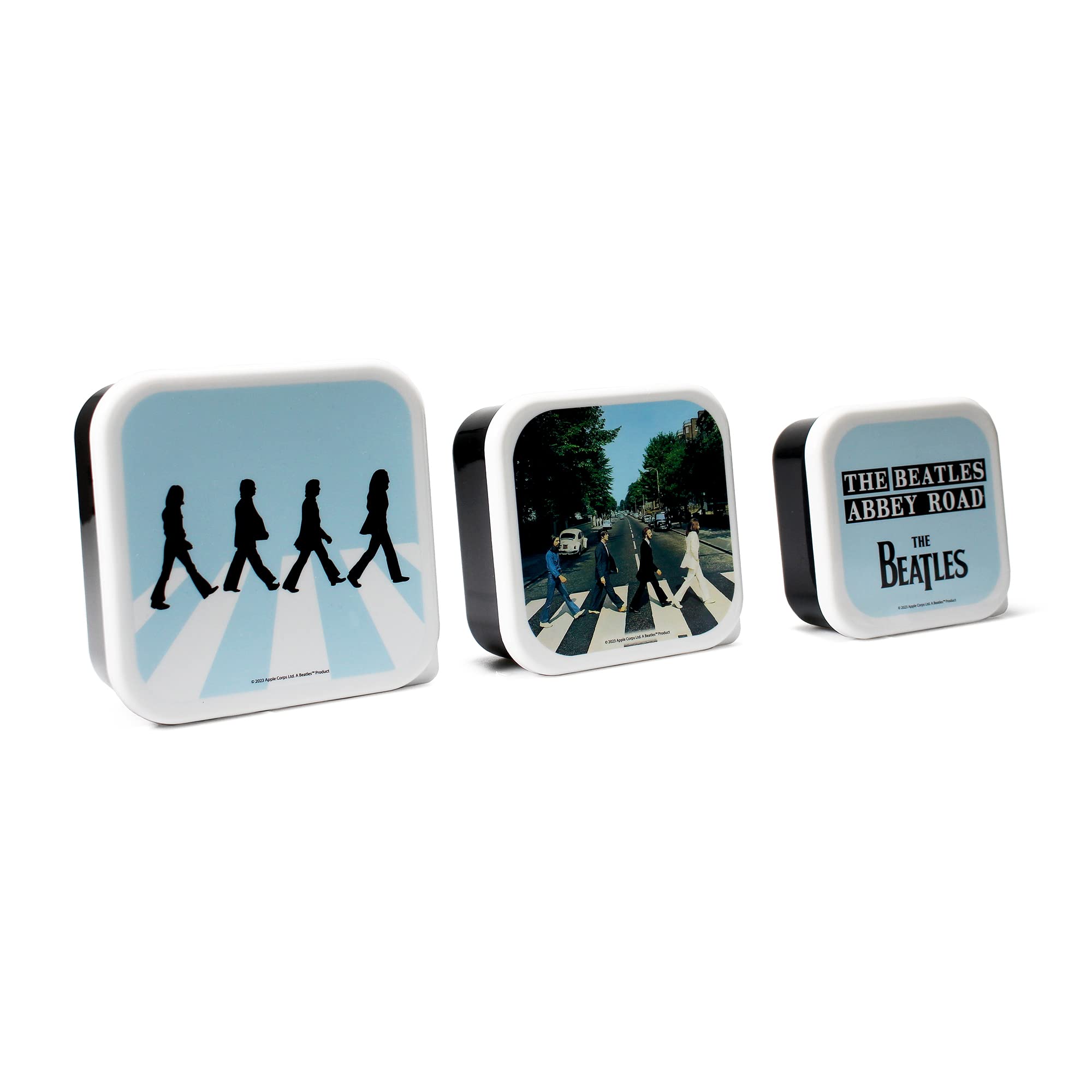Half Moon Bay The Beatles Abbey Road Set of 3 Lunch and Snack Boxes Storage