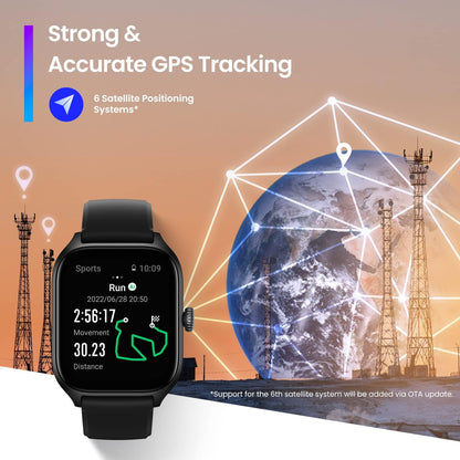 Amazfit GTS 4 Smartwatch Fitness Watch with 1.75” AMOLED Display, Sports Watch with 150 Sports Modes, GPS, Alexa Built-in, 8-Day Battery Life, Sleep Schedules, Beige White