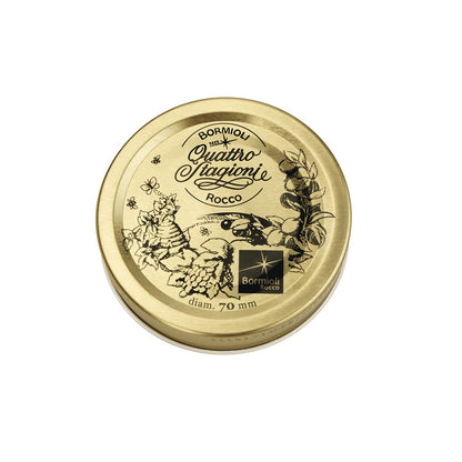 Bormioli Quattro Stagioni Set of Glass Jars in Different Shapes and Sizes 2 Set Deckel 70 mm 2er Set Deckel 70mm