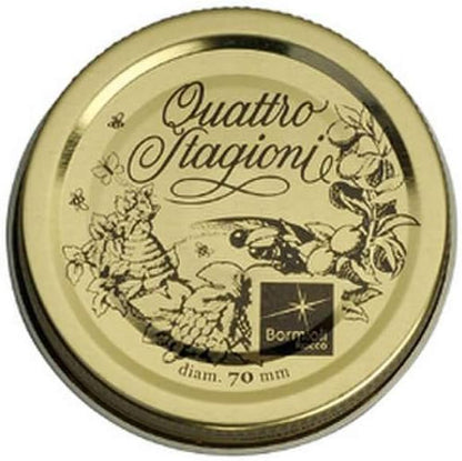 Bormioli Quattro Stagioni Set of Glass Jars in Different Shapes and Sizes 2 Set Deckel 70 mm 2er Set Deckel 70mm