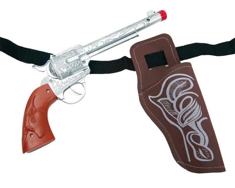 Viving Costumes 201508 Revolver with Holster, 30 x 10 cm, Multi Color, One Size