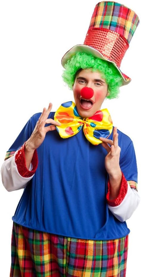 Viving Costumes 202463 Giant Clown Bow Tie, 27 cm, Multi Color, One Size