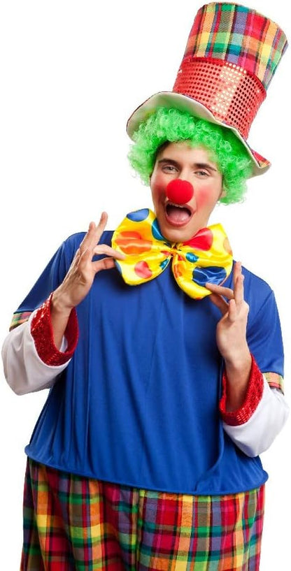 Viving Costumes 202463 Giant Clown Bow Tie, 27 cm, Multi Color, One Size