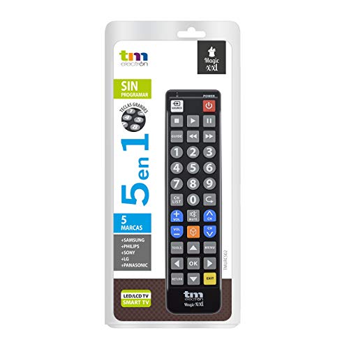 Remote Control Tm Electron Samsung, Lg, Philips, Sony, Panasonic Black